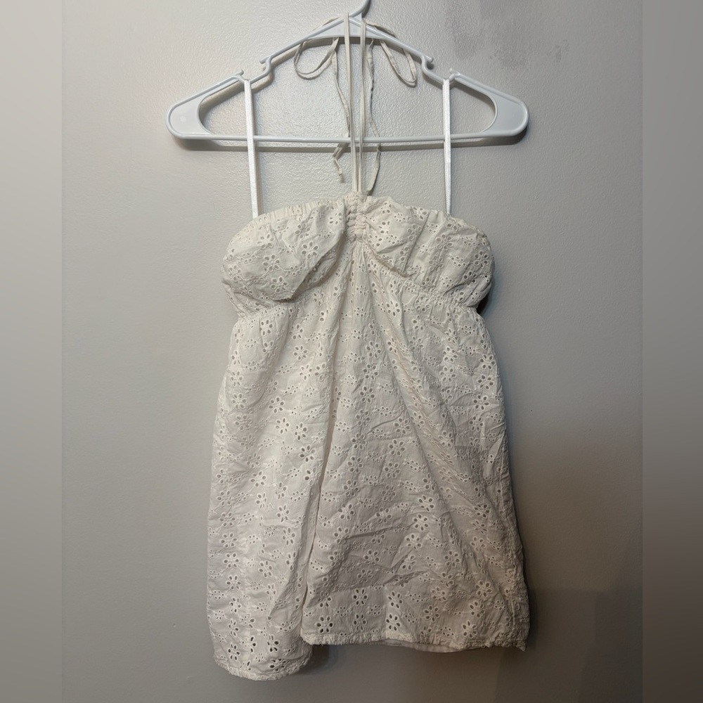 Aeropostale White Eyelet Dress/Top